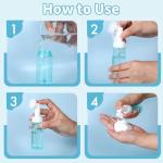 3-Pack Foaming Pump Dispenser for Cleanser & Soap