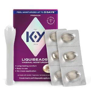 K-Y Personal Lubricant with Vaginal Moisturizer Beads