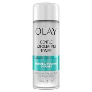 Olay Fragrance-Free Gentle Exfoliating Toner, 4.1 oz