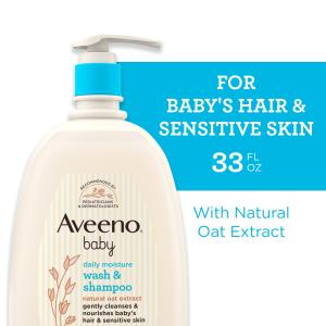 Aveeno Baby Moisture Body Wash & Shampoo 33oz