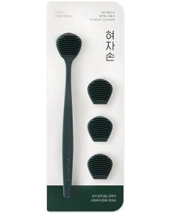 Korean Tongue Scraper with 3 Replacement Heads