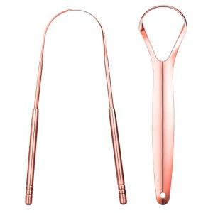 Rose Gold Tongue Scraper for Fresh Breath