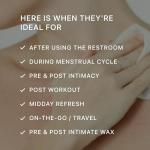 pH-Balanced Intimate Wipes for All Genders