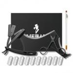 5-Piece Beard Shaping Tool Set with Razor & Scissors