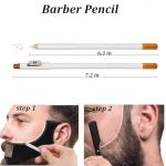 5-Piece Beard Shaping Tool Set with Razor & Scissors