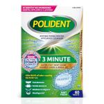 Polident 3-Minute Antibacterial Dental Cleanser Tablets