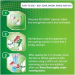 Polident 3-Minute Antibacterial Dental Cleanser Tablets