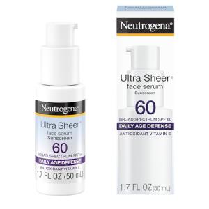 Neutrogena Ultra Sheer SPF 60 Face Sunscreen