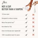 Flex Reusable Menstrual Disc with Carrying Pouch