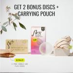 Flex Reusable Menstrual Disc with Carrying Pouch