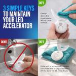 GuruNanda Wireless Teeth Whitening Kit with LED Light