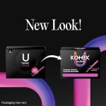 U by Kotex Click Compact Tampons, 45 Count