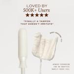 Organic Cotton Super and Regular Tampons 24-Pack