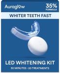 Auraglow LED Teeth Whitening Kit – 10 Shades Brighter