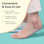 ZenToes U-Shaped Felt Callus Pads – 24 Pack