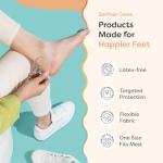 ZenToes U-Shaped Felt Callus Pads – 24 Pack