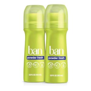 Ban Invisible Roll-on Deodorant, 24-Hour Protection