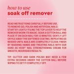 Coconut Scented Nail Polish Remover with File