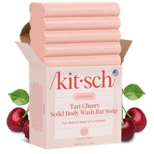 Kitsch Tart Cherry Soap Bar - Eco-Friendly Cleanser
