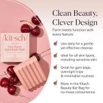 Kitsch Tart Cherry Soap Bar - Eco-Friendly Cleanser