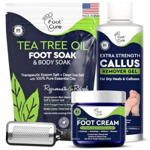 Exfoliating Foot Care Set with Tea Tree Oil