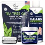 Exfoliating Foot Care Set with Tea Tree Oil
