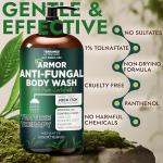 Tea Tree Oil Antifungal Body Wash with Scrubber