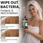 Tea Tree Oil Antifungal Body Wash with Scrubber