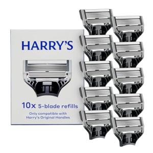 Harry's Premium Razor Blade Refills for Men - 10 Count