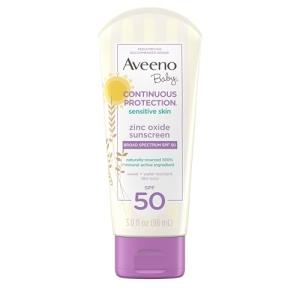 Aveeno Baby Zinc Oxide Sunscreen Lotion SPF 50