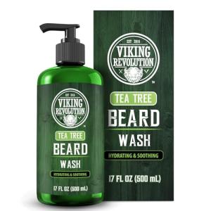Viking Revolution Tea Tree Beard Wash with Argan Oil