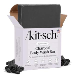 Kitsch Charcoal Detox Bar Soap for Skin