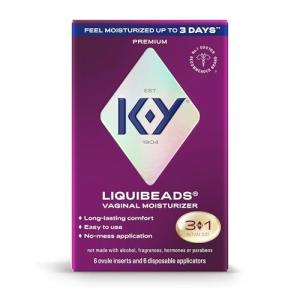 K-Y Personal Lubricant with Vaginal Moisturizer Beads