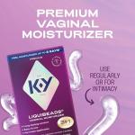 K-Y Personal Lubricant with Vaginal Moisturizer Beads