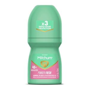 Mitchum Women's Roll-On Antiperspirant, Powder Fresh