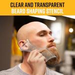 Beard Shaping Tool with Comb and Pencil