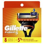Gillette Fusion5 Men's Razor Blade Refills - 8 Pack