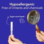 Organic Cotton Tampons with Plant-Based Applicator - 18 Count