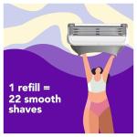 Joy Razor Blade Cartridge Refill for Women - 4 Pack