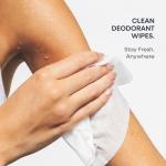 Aqua Scent Whole-Body Deodorant Wipes, 1 Pack