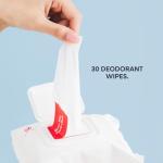 Aqua Scent Whole-Body Deodorant Wipes, 1 Pack