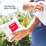 Aqua Scent Whole-Body Deodorant Wipes, 1 Pack