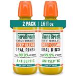 TheraBreath Deep Clean Antiseptic Mouthwash Duo