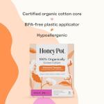 Organic Cotton Tampons with Bio Plastic Applicator