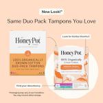 Organic Cotton Core Tampons - Regular & Super