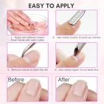 Pink Cuticle Trimmer Set with Dual End Pusher