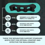 VYCE PrimalStep Toe Separators for Pain Relief