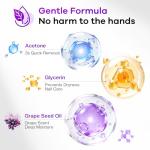 Glamonade Nail Polish Remover Wipes - 50 Pack