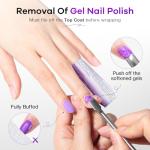 Glamonade Nail Polish Remover Wipes - 50 Pack