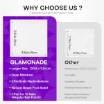 Glamonade Nail Polish Remover Wipes - 50 Pack